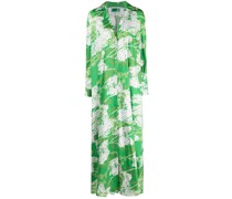 Hemdkleid mit Blumen-Print