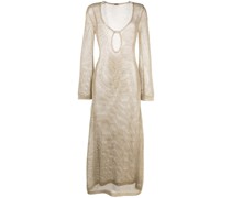 Metallisches Netzkleid