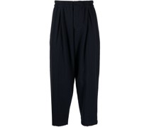 Verkürzte Sylvian Baggy-Hose