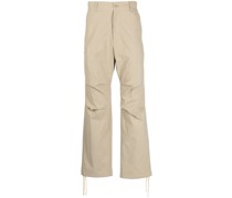 Cropped-Hose mit Falten