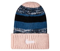 Beanie im Streifenmix