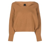 Strickoberteil mit Umlegekragen