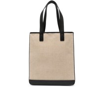 A.P.C. embossed-logo tote bag
