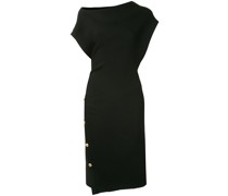 Schulterfreies Midikleid