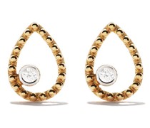 18kt 'Mye' Gelbgoldohrringe mit Diamanten