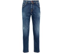 Schmale Scott Cropped-Jeans
