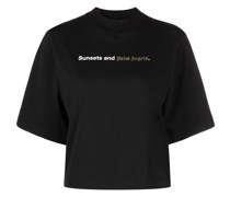 T-Shirt mit Sunsets-Print