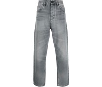 Tief sitzende Straight-Leg-Jeans