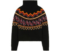 Antarctic Circle Intarsien-Pullover