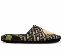 Slipper mit Logo-Stickerei