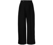 Weite Hose mit geradem Bein