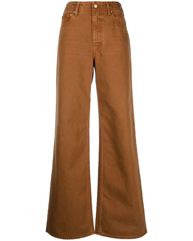 Ulla Johnson Damen Weite High-Rise-Jeans