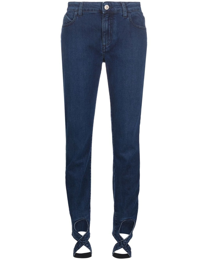 ATTICO Damen Skinny-Jeans mit hohem Bund