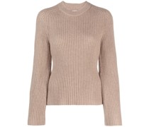 Melierter Kaschmirpullover