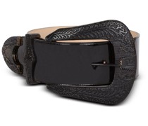 Western Gürtel mit Lackleder-Finish