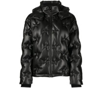 Daunenjacke mit Sterne-Print