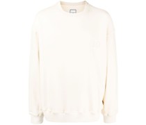 cotton logo-embroidered sweatshirt
