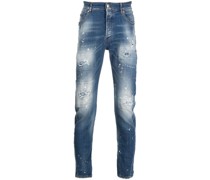 Skinny-Jeans in Distressed-Optik
