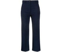 Cropped-Hose mit weitem Bein
