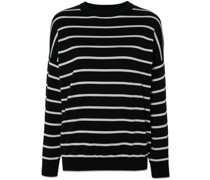 striped cotton blend Pullover