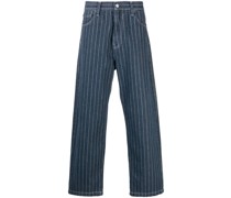 Orlean Jeans mit Nadelstreifen