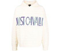 Hoodie mit Intarsien-Logo