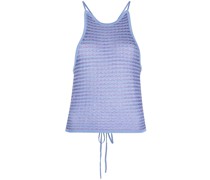 Strickoberteil mit offenem Rücken