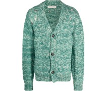 Merinocardigan mit V-Ausschnitt