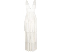 Maxikleid mit Rüschen