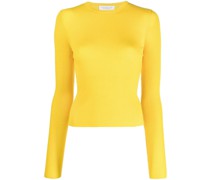 ribbed-knit merino wool top