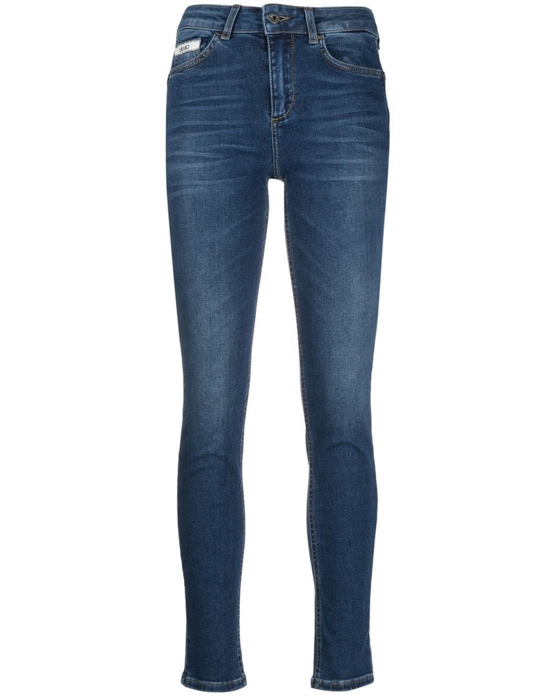 Liu Jo Damen Skinny-Jeans mit hohem Bund