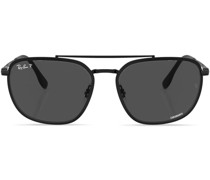 Chromance aviator-frame sunglasses