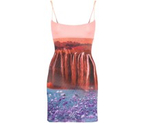 Minikleid mit abstraktem Print