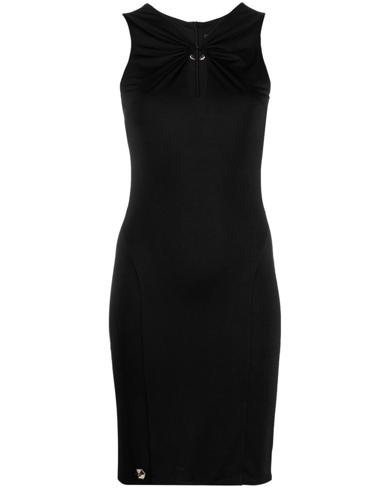 Philipp Plein Damen Kleid mit geknicktem Ausschnitt