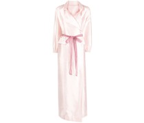 Langärmeliges Wickelkleid