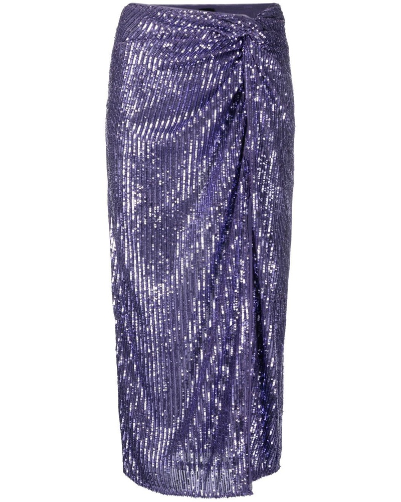 Pinko Damen Minirock mit Pailletten