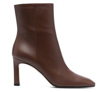 90mm heeled leather boots