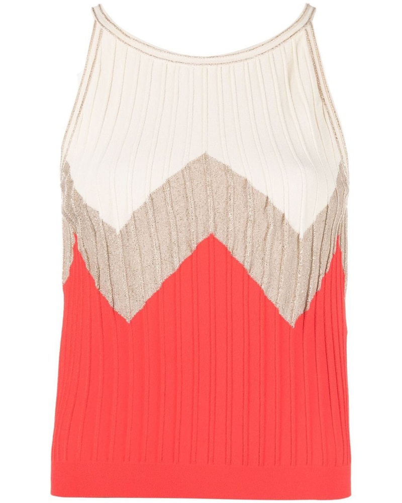 D.EXTERIOR Damen T-Shirt mit Zickzackmuster