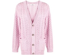 Oversized-Cardigan in Colour-Block-Optik
