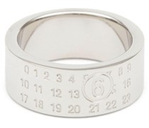 Numeric engraved polished ring