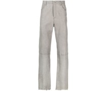 Lederhose mit geradem Schnitt