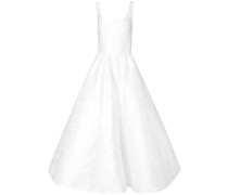 Midikleid mit Jacquardmuster