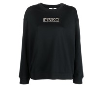 Sweatshirt mit Logo-Verzierung
