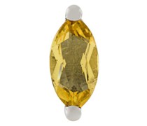 18kt Gelbgoldohrstecker mit Beryllium und Perle
