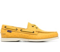 Segelschuhe mit Logo-Prägung