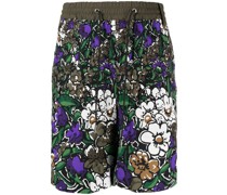 Bermudas mit Blumen-Print