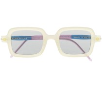 Sonnenbrille mit eckigem Gestell