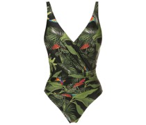 Maisa Badeanzug mit Blatt-Print
