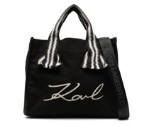 Shopper mit Signaturen-Print