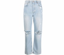 Gerade High-Rise-Jeans